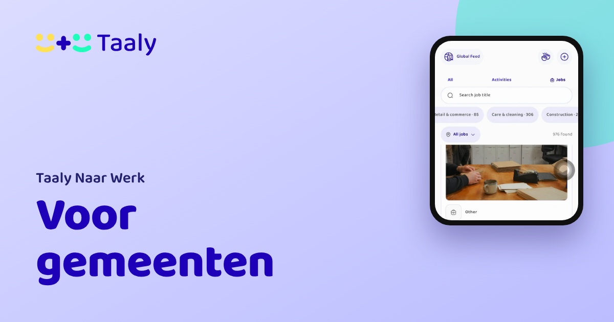 Wat Taaly Naar Werk betekent voor gemeenten